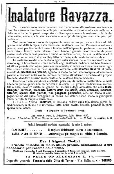 Supplemento al policlinico periodico di medicina, chirurgia ed igiene