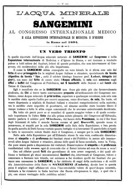 Supplemento al policlinico periodico di medicina, chirurgia ed igiene