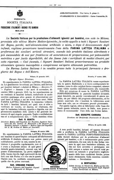 Supplemento al policlinico periodico di medicina, chirurgia ed igiene