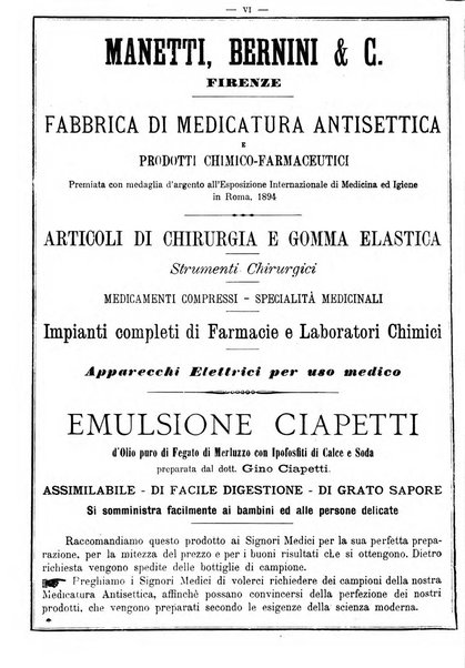 Supplemento al policlinico periodico di medicina, chirurgia ed igiene