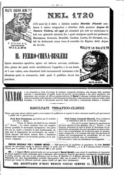 Supplemento al policlinico periodico di medicina, chirurgia ed igiene