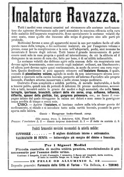 Supplemento al policlinico periodico di medicina, chirurgia ed igiene