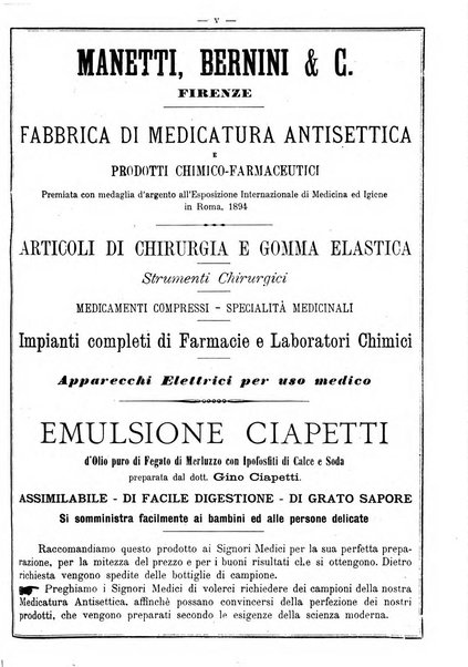 Supplemento al policlinico periodico di medicina, chirurgia ed igiene