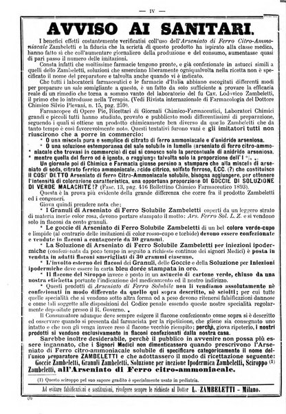 Supplemento al policlinico periodico di medicina, chirurgia ed igiene