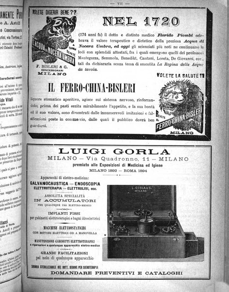 Supplemento al policlinico periodico di medicina, chirurgia ed igiene