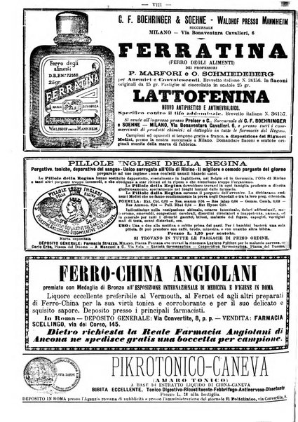 Supplemento al policlinico periodico di medicina, chirurgia ed igiene