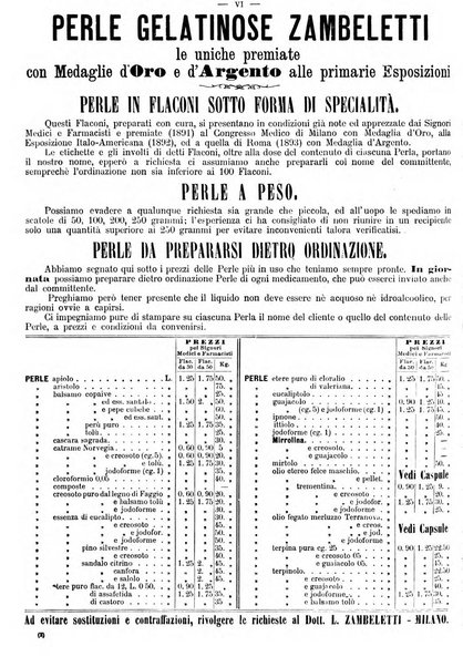 Supplemento al policlinico periodico di medicina, chirurgia ed igiene