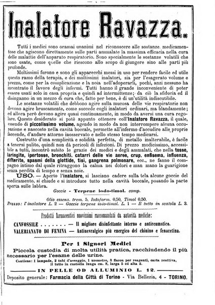 Supplemento al policlinico periodico di medicina, chirurgia ed igiene