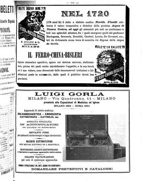 Supplemento al policlinico periodico di medicina, chirurgia ed igiene