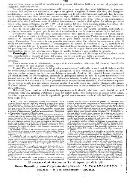 Supplemento al policlinico periodico di medicina, chirurgia ed igiene