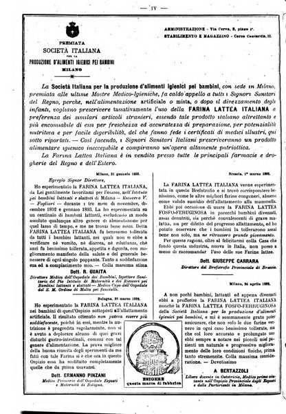 Supplemento al policlinico periodico di medicina, chirurgia ed igiene