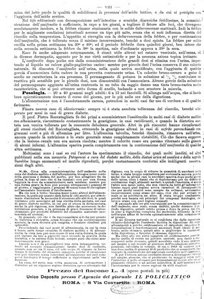 Supplemento al policlinico periodico di medicina, chirurgia ed igiene