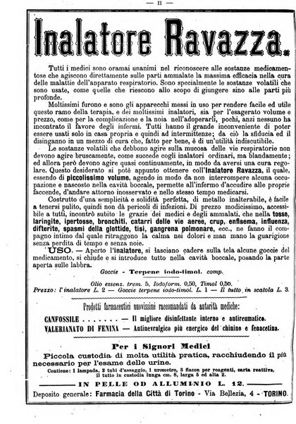 Supplemento al policlinico periodico di medicina, chirurgia ed igiene