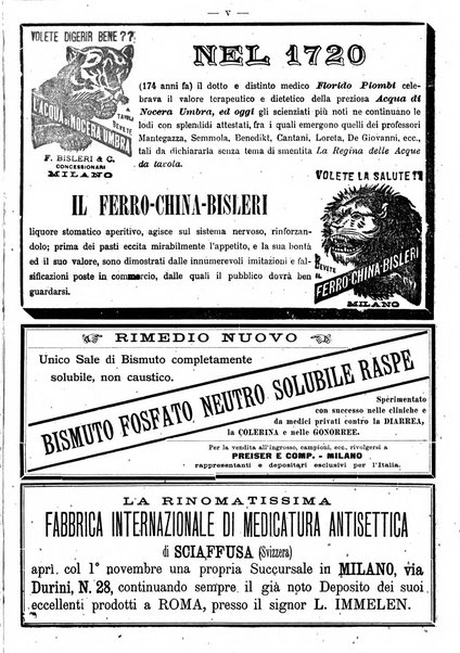 Supplemento al policlinico periodico di medicina, chirurgia ed igiene