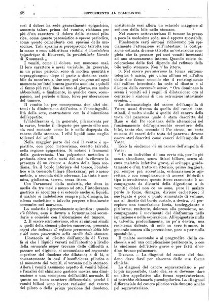 Supplemento al policlinico periodico di medicina, chirurgia ed igiene