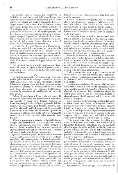 Supplemento al policlinico periodico di medicina, chirurgia ed igiene