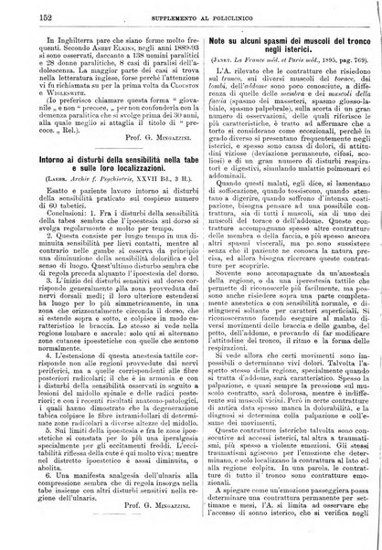 Supplemento al policlinico periodico di medicina, chirurgia ed igiene