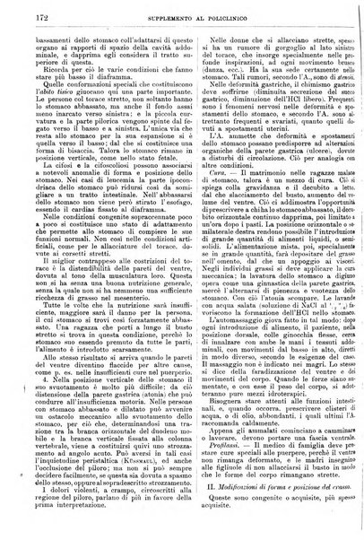 Supplemento al policlinico periodico di medicina, chirurgia ed igiene