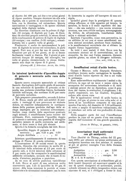 Supplemento al policlinico periodico di medicina, chirurgia ed igiene