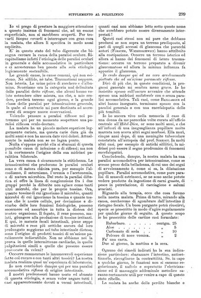 Supplemento al policlinico periodico di medicina, chirurgia ed igiene