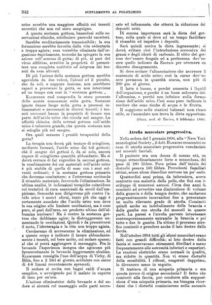 Supplemento al policlinico periodico di medicina, chirurgia ed igiene