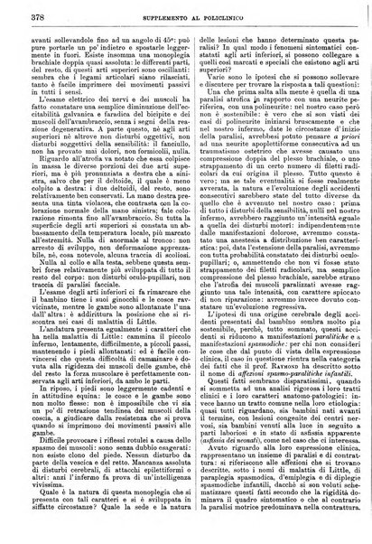 Supplemento al policlinico periodico di medicina, chirurgia ed igiene