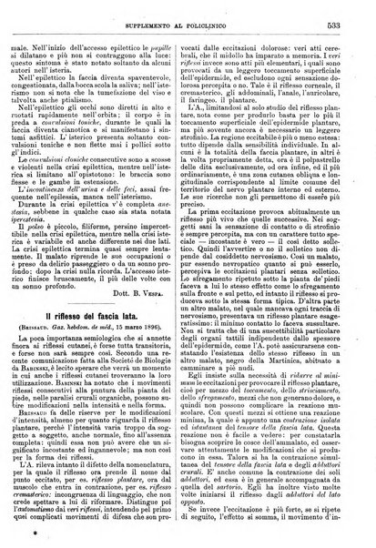 Supplemento al policlinico periodico di medicina, chirurgia ed igiene