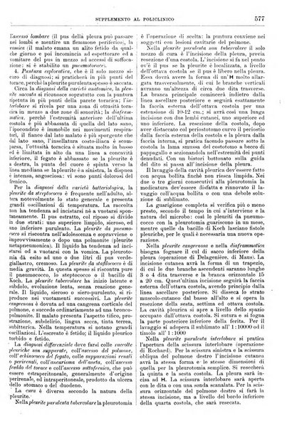 Supplemento al policlinico periodico di medicina, chirurgia ed igiene