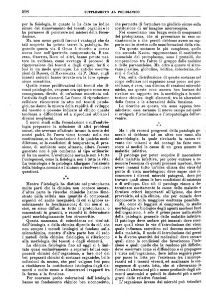 Supplemento al policlinico periodico di medicina, chirurgia ed igiene