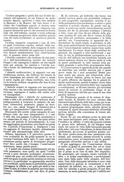 Supplemento al policlinico periodico di medicina, chirurgia ed igiene