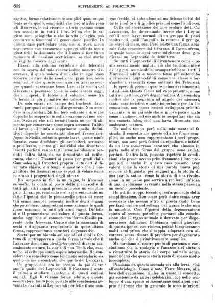 Supplemento al policlinico periodico di medicina, chirurgia ed igiene