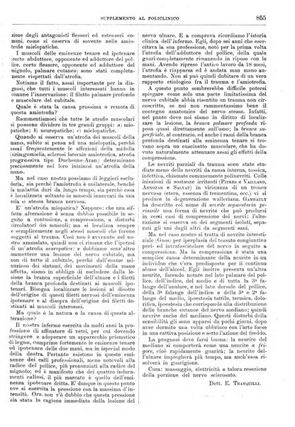 Supplemento al policlinico periodico di medicina, chirurgia ed igiene