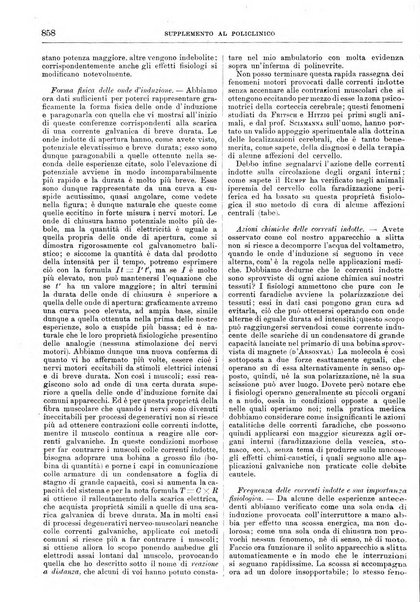 Supplemento al policlinico periodico di medicina, chirurgia ed igiene