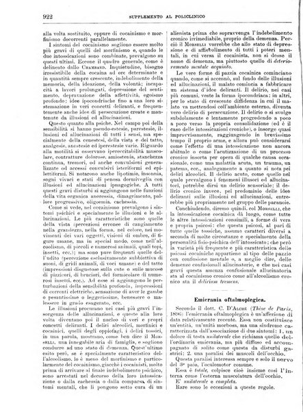 Supplemento al policlinico periodico di medicina, chirurgia ed igiene