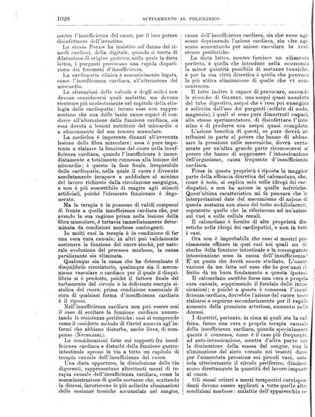 Supplemento al policlinico periodico di medicina, chirurgia ed igiene