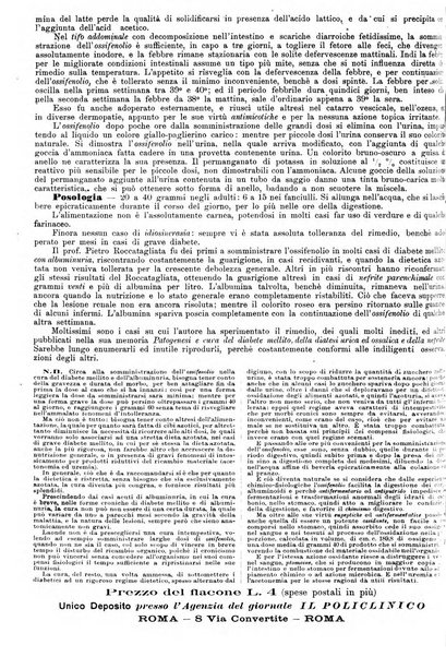 Supplemento al policlinico periodico di medicina, chirurgia ed igiene