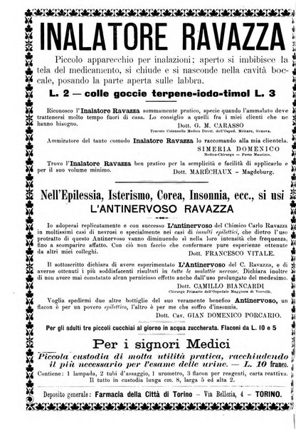 Supplemento al policlinico periodico di medicina, chirurgia ed igiene