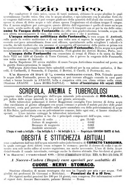 Supplemento al policlinico periodico di medicina, chirurgia ed igiene