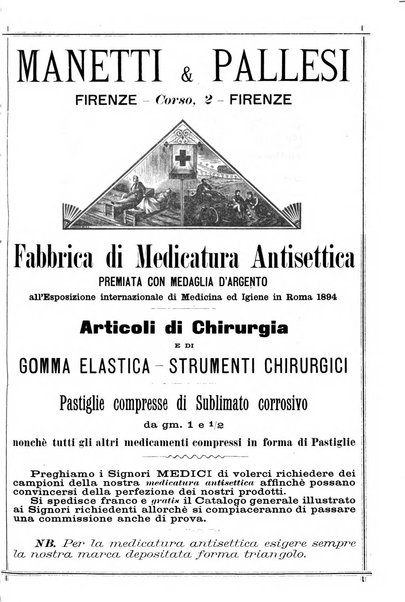 Supplemento al policlinico periodico di medicina, chirurgia ed igiene