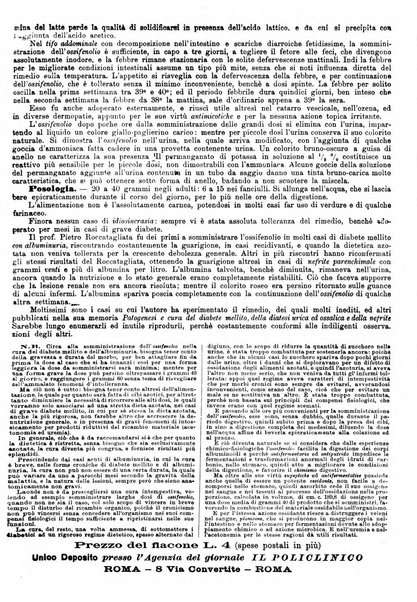 Supplemento al policlinico periodico di medicina, chirurgia ed igiene