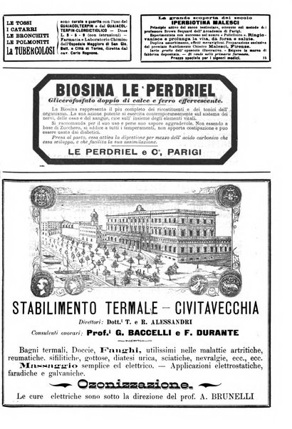 Supplemento al policlinico periodico di medicina, chirurgia ed igiene