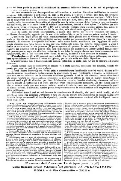 Supplemento al policlinico periodico di medicina, chirurgia ed igiene