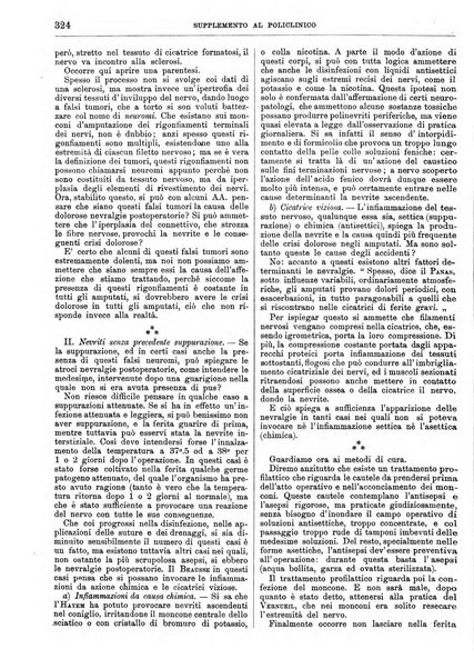 Supplemento al policlinico periodico di medicina, chirurgia ed igiene