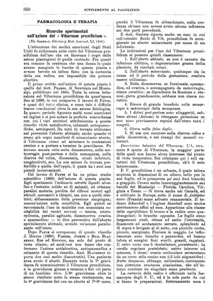 Supplemento al policlinico periodico di medicina, chirurgia ed igiene