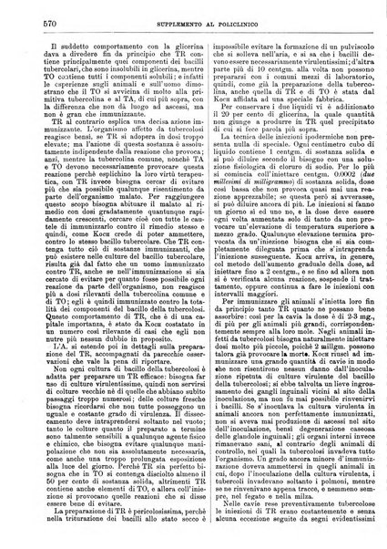 Supplemento al policlinico periodico di medicina, chirurgia ed igiene