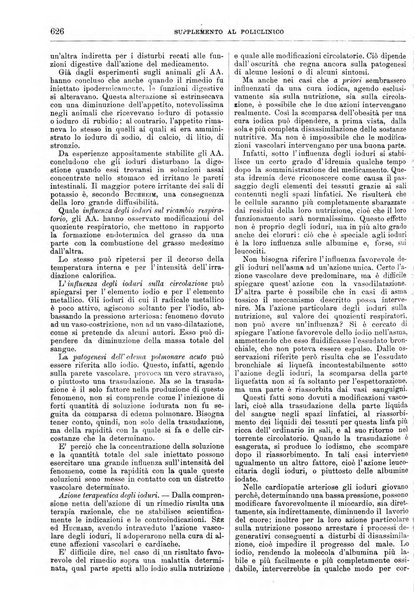 Supplemento al policlinico periodico di medicina, chirurgia ed igiene