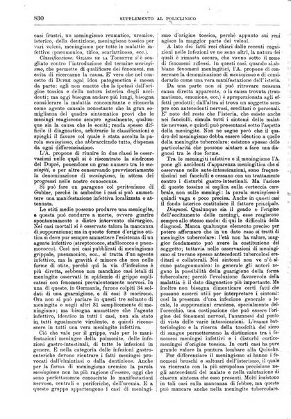 Supplemento al policlinico periodico di medicina, chirurgia ed igiene