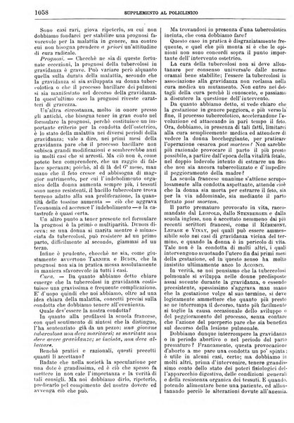 Supplemento al policlinico periodico di medicina, chirurgia ed igiene