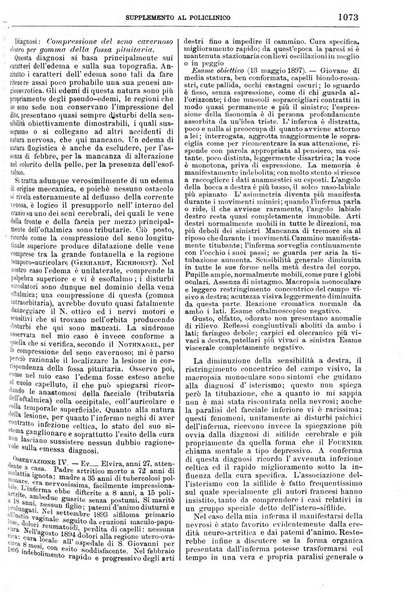 Supplemento al policlinico periodico di medicina, chirurgia ed igiene