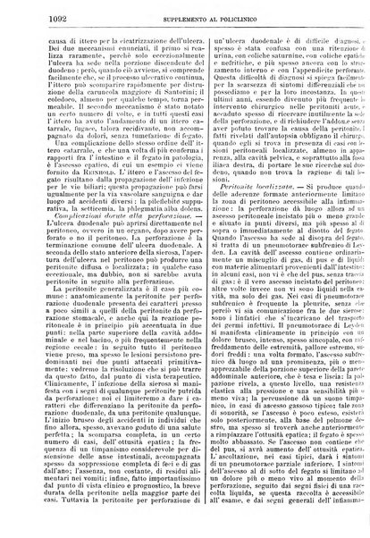 Supplemento al policlinico periodico di medicina, chirurgia ed igiene